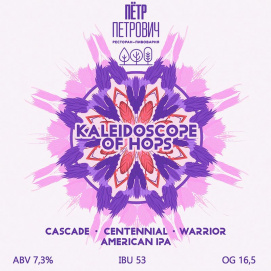 Kaleidoscope Of Hops: Cascade, Centennial & Warrior